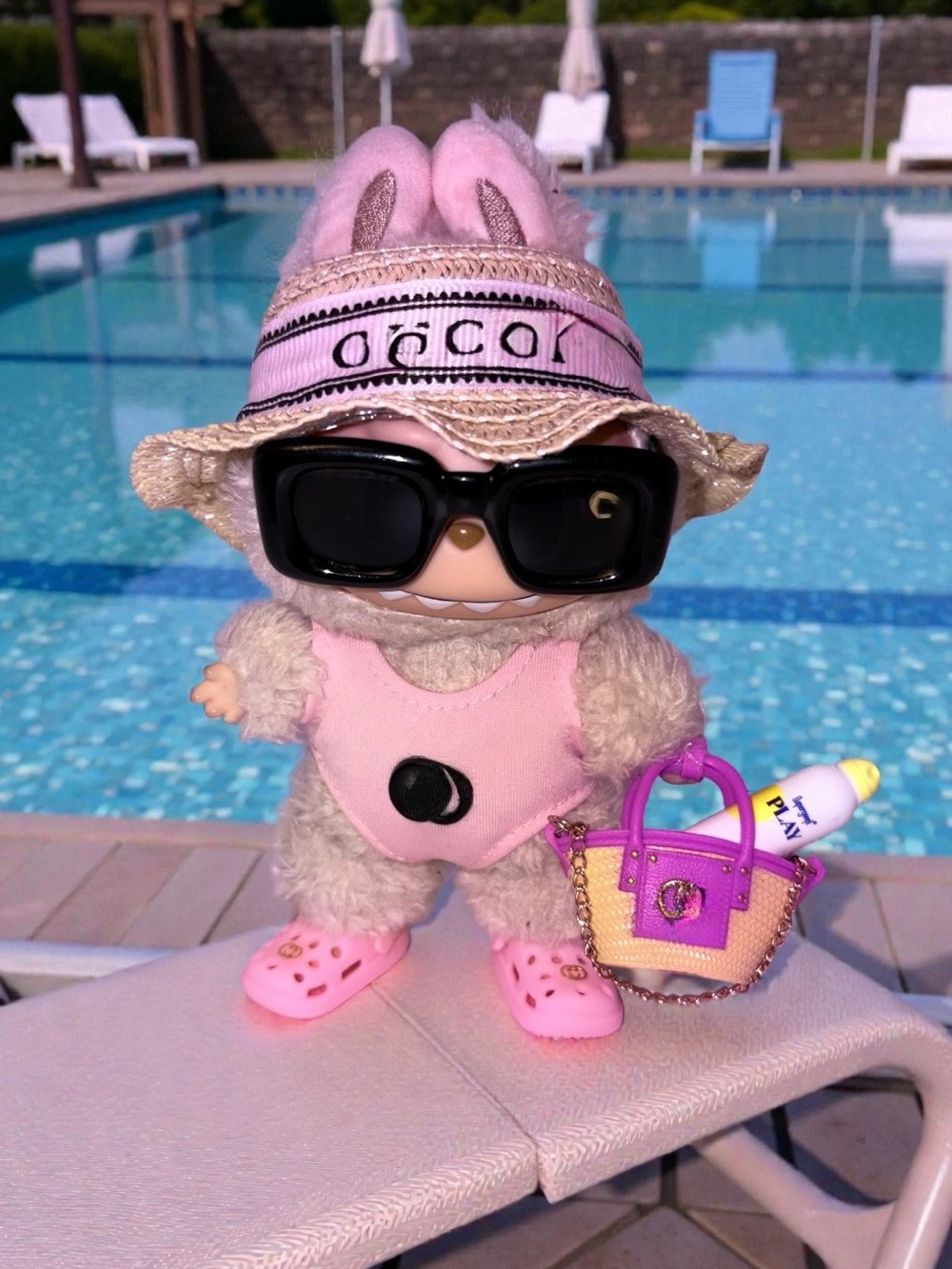 Trendy Swimsuit for Labubu (17 cm)
